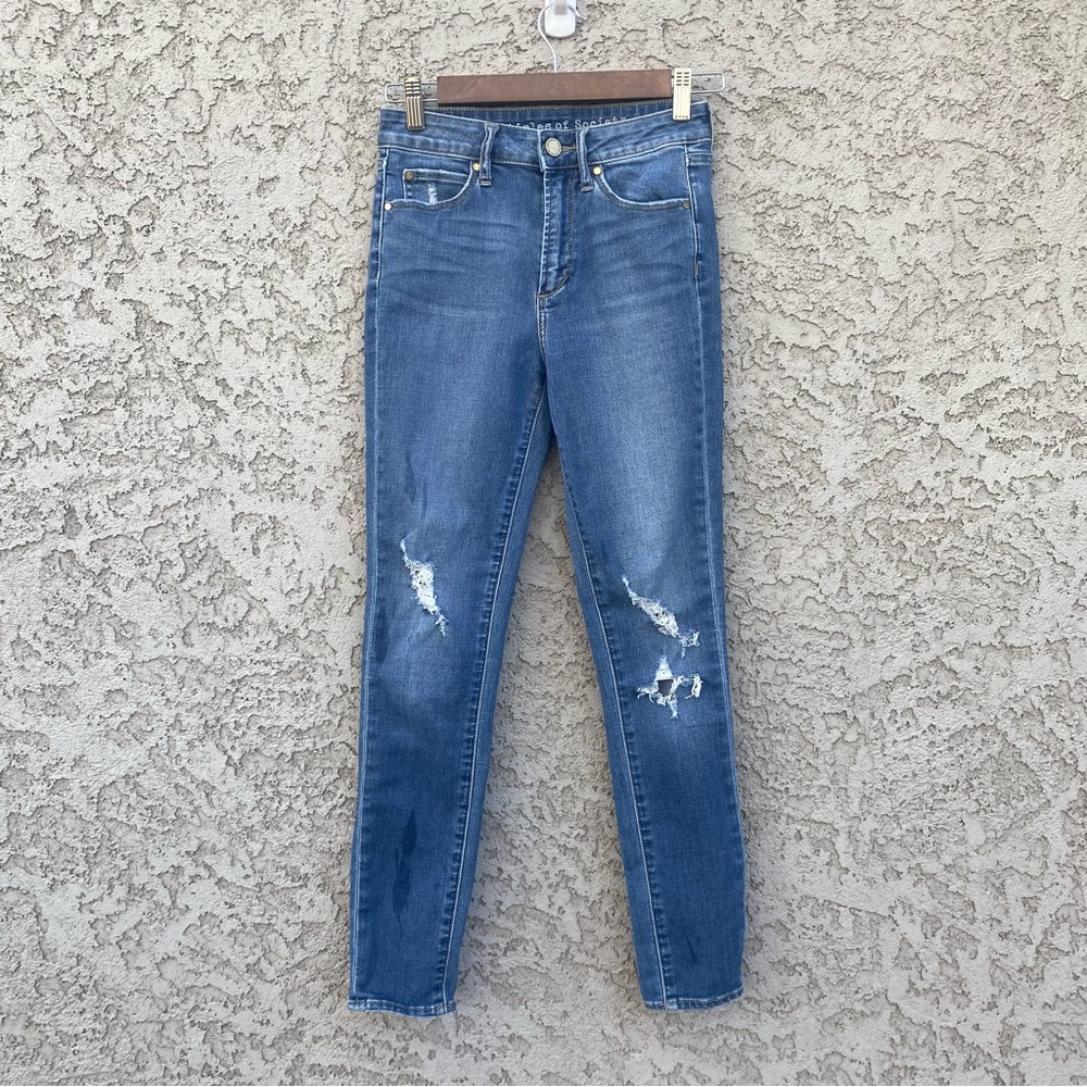 ARTICLES OF SOCIETY Distressed Skinny Jeans - Picture 1 of 12